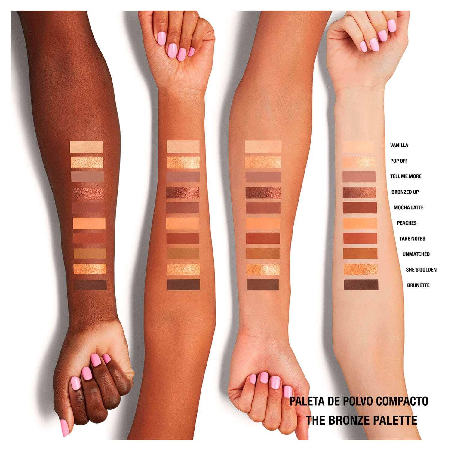 BRONZE PRESSED POWDER PALETTE  (PALETA COMPACTA)